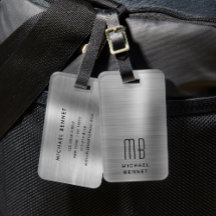 モノグラムエレガントシルバーグレー