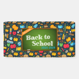 モノグラムエレガントスクリプトオフィススクール 横断幕