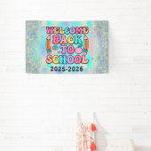 モノグラムエレガントスクリプトオフィススクール 横断幕 (インサイチュ)