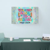 モノグラムエレガントスクリプトオフィススクール 横断幕 (トレードショー)