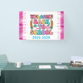 モノグラムエレガントスクリプトオフィススクール 横断幕 (トレードショー)