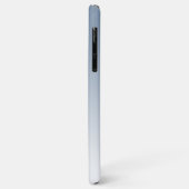 モノグラムエレガントスクリプト名ヴィンテージ青 Case-Mate iPhoneケース (裏面/左)