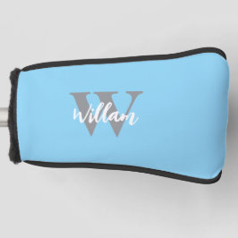 モノグラムエレガントスクリプト名 ゴルフヘッドカバー