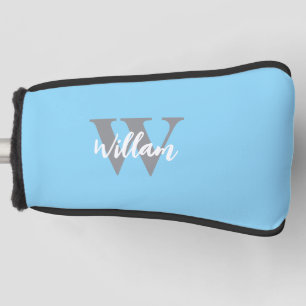 モノグラムエレガントスクリプト名 ゴルフヘッドカバー