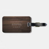 モノグラムエレガントスクリプ素朴トの木目 ラゲッジタグ (裏面横)