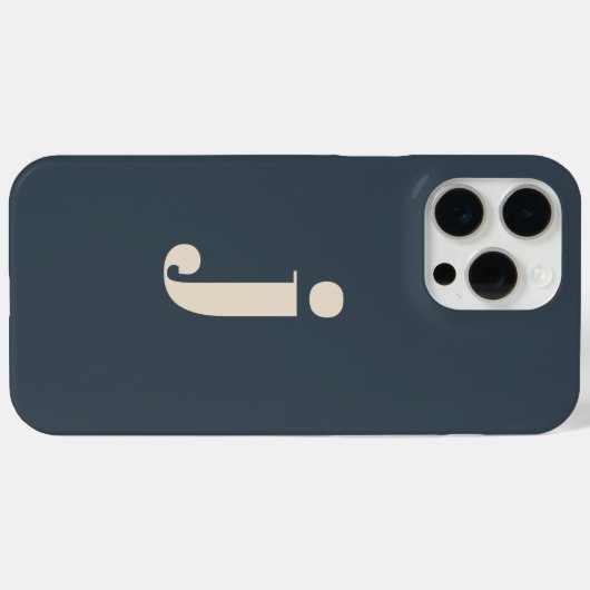 モノグラムエレガントセージ緑 Case-Mate iPhoneケース (裏面 (横))