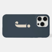 モノグラムエレガントセージ緑 iPhoneケース (裏面横)