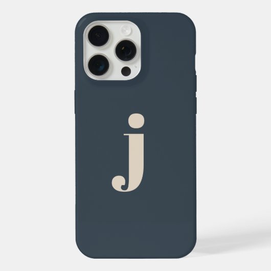 モノグラムエレガントセージ緑 iPhoneケース (裏面)