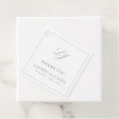 モノグラムエレガントダスティブルーサンキュー結婚ズ フェイバータグ (インサイチュ)