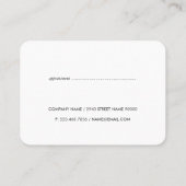 モノグラムエレガントダマスク(アポイントメントカード) 予約カード (裏面)