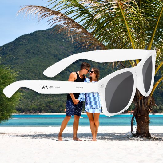 モノグラムエレガントチョコレート結婚式の引き出物 サングラス