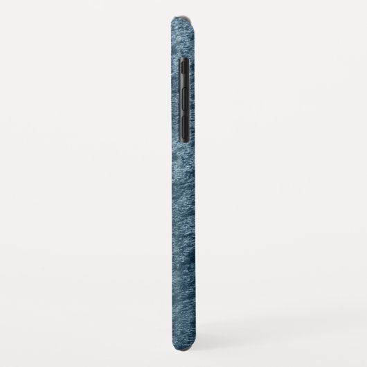 モノグラムエレガントティール(緑がかった色)アクアブルーベルベット Case-Mate iPhoneケース (裏面/左)