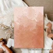 モノグラムエレガントテラコッタウォーター結婚カラー 招待状