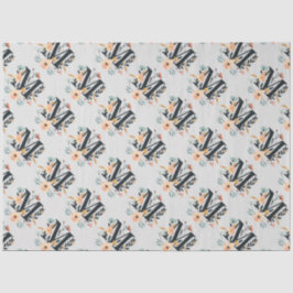 モノグラムエレガントデザイン文字Mパターン1 薄葉紙