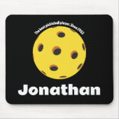 モノグラムエレガントトレンディーピックルシンプルボール マウスパッド (正面)