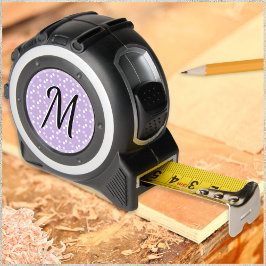 モノグラムエレガントドかわいらしットパターン薄紫紫 メジャー