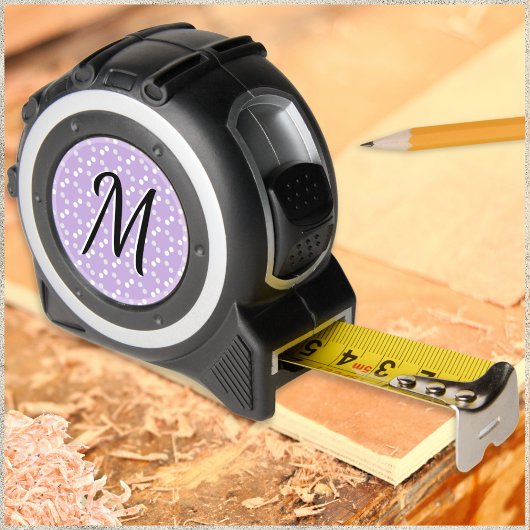 モノグラムエレガントドかわいらしットパターン薄紫紫 メジャー