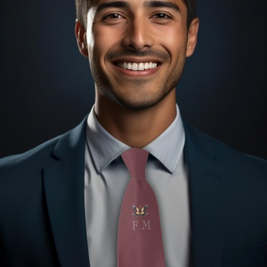 モノグラムエレガントドラゴンフライ首輪 ネクタイ