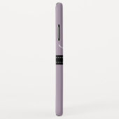 モノグラムエレガントバラクォーツ無地のカラー Case-Mate iPhoneケース (裏面/右)