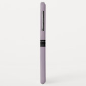 モノグラムエレガントバラクォーツ無地のカラー Case-Mate iPhoneケース (裏面/左)