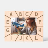 モノグラムエレガントパーソナライズされた幾何モダン芸術 レーザー彫刻フレーム