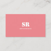 モノグラムエレガントピミニマルンク 名刺 (正面)