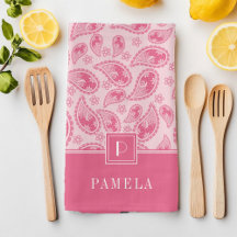 モノグラムエレガントピンクパターン