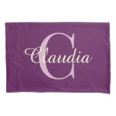 モノグラムエレガントピンク 枕カバー (正面)