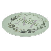 モノグラムエレガントファミリー名画像 カッティングボード (角)