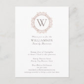 モノグラムエレガントファミリー懇親会 ポストカード (正面)