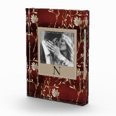 モノグラムエレガントフォトブルゴーニュフローラ フォトブロック (右)