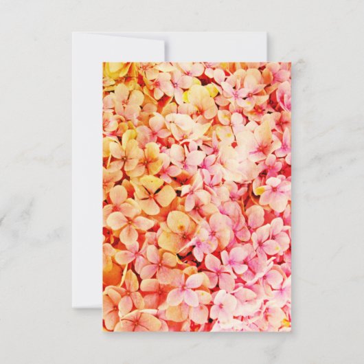 モノグラムエレガントフローラピンク誕生日 サンキューカード (裏面)