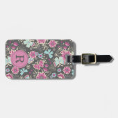 モノグラムエレガントフローララゲージタグ ラゲッジタグ (正面横)