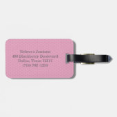 モノグラムエレガントフローララゲージタグ ラゲッジタグ (裏面横)