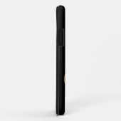 モノグラムエレガントブラック金ゴールド名 Case-Mate iPhoneケース (裏面/右)