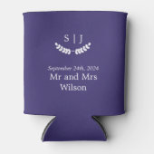 モノグラムエレガントブルージュエルト結婚ーン 缶クーラー (正面)