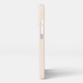 モノグラムエレガントミニマガーリーリズム抽象芸術ピンク iPhoneケース (左側面)