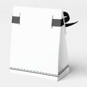 モノグラムエレガントミニマルカスタムウェディング フェイバーボックス (裏面サイド)