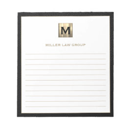 モノグラムエレガントメモ帳 ノートパッド