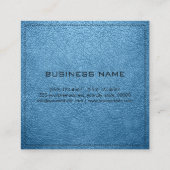 モノグラムエレガントモダンエアロレザー スクエア名刺 (裏面)