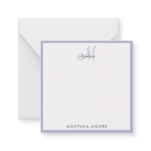 モノグラムエレガントモダンシンプルペリガーリーパープル