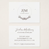 モノグラムエレガントモダンジュエリーイヤリングディスプレイ (正面&裏面)