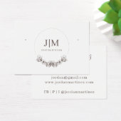 モノグラムエレガントモダンジュエリーイヤリングディスプレイ (デスク)