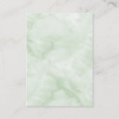 モノグラムエレガントユーカリ結婚スのウェブサイト エンクロージャーカード (裏面)