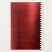 モノグラムエレガントレッドトラベル プランナー手帳 (裏面)