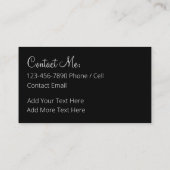 モノグラムエレガントレディース連絡カード 名刺 (裏面)