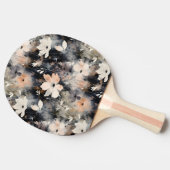 モノグラムエレガント付きソフト花柄 卓球ラケット (横)