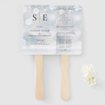 モノグラムエレガント冬ウエディングプログラム