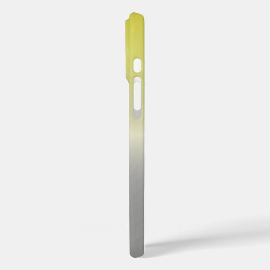 モノグラムエレガント名イエローグラデーションメフェイクタル Case-Mate iPhoneケース (裏面 / 左)