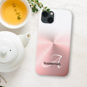 モノグラムエレガント名バラ金ゴールドフェイクメタル Case-Mate iPhoneケース